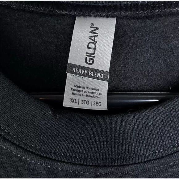 Blinged Out Homebody Women’s Sweatshirt Black Gold Bold Gildan Xtra Comfy Sz 3XL - Picture 3 of 9